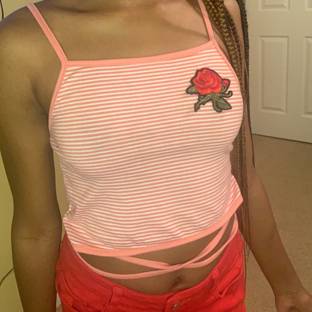 Pink Crop top
